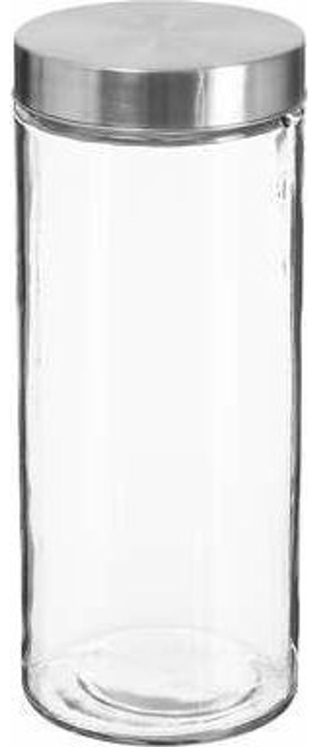5five Vorratsdose Glas mit Deckel aus Edelstahl 2000 ml Bild 1