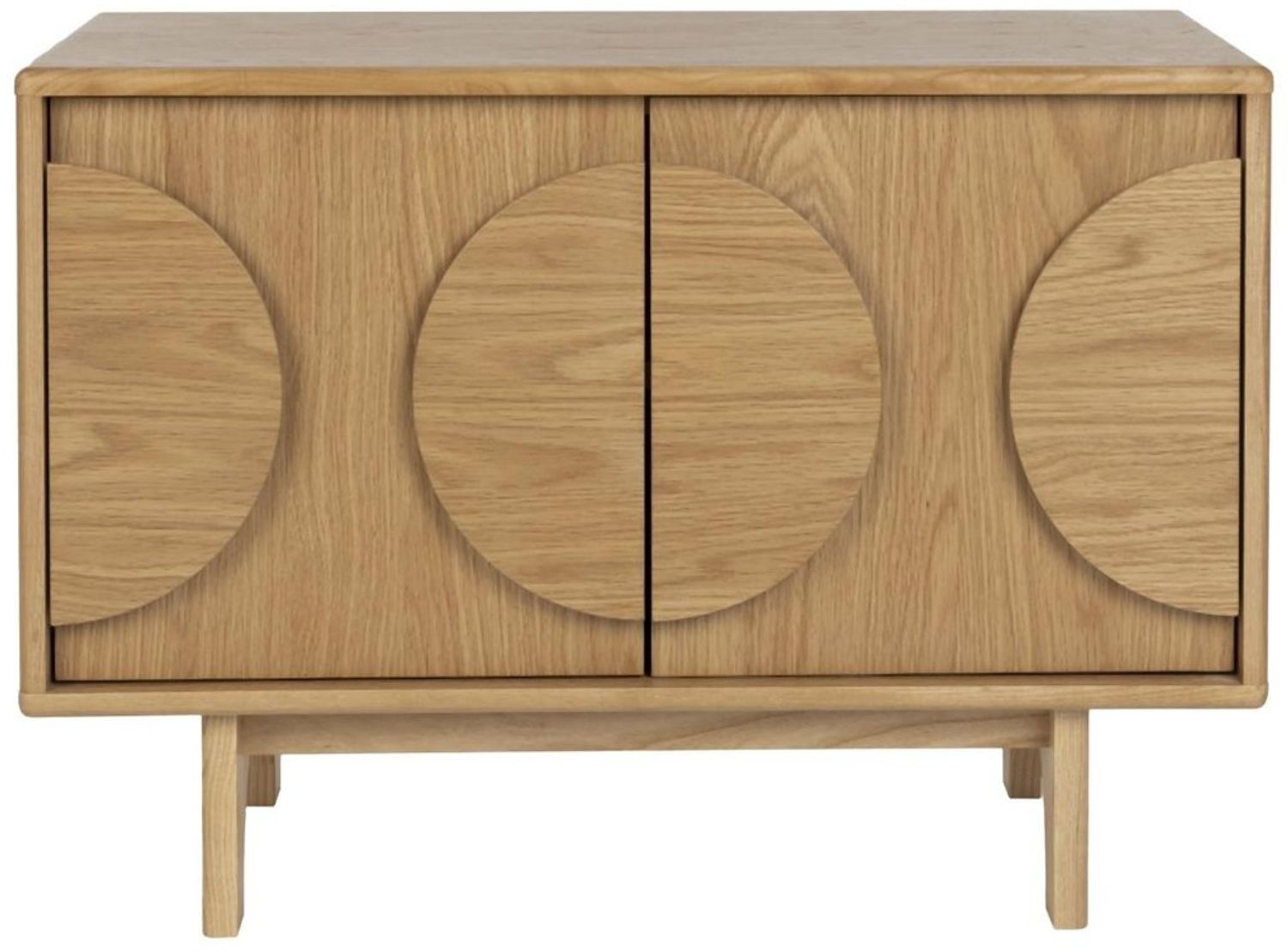 Sideboard GROOVE mit 2 Türen und Eichennfurnier von Zuiver Bild 1