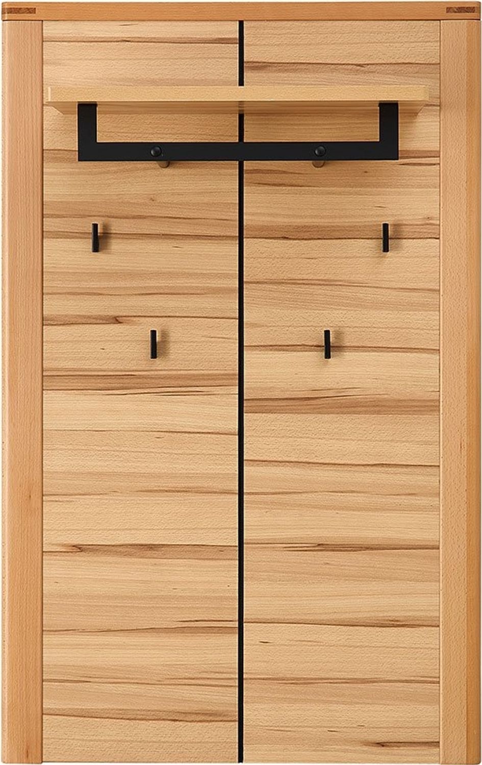 Garderobenpaneel vito Cambra, Echtholz, Holzfarben, 80 x 127 x 30 cm Bild 1