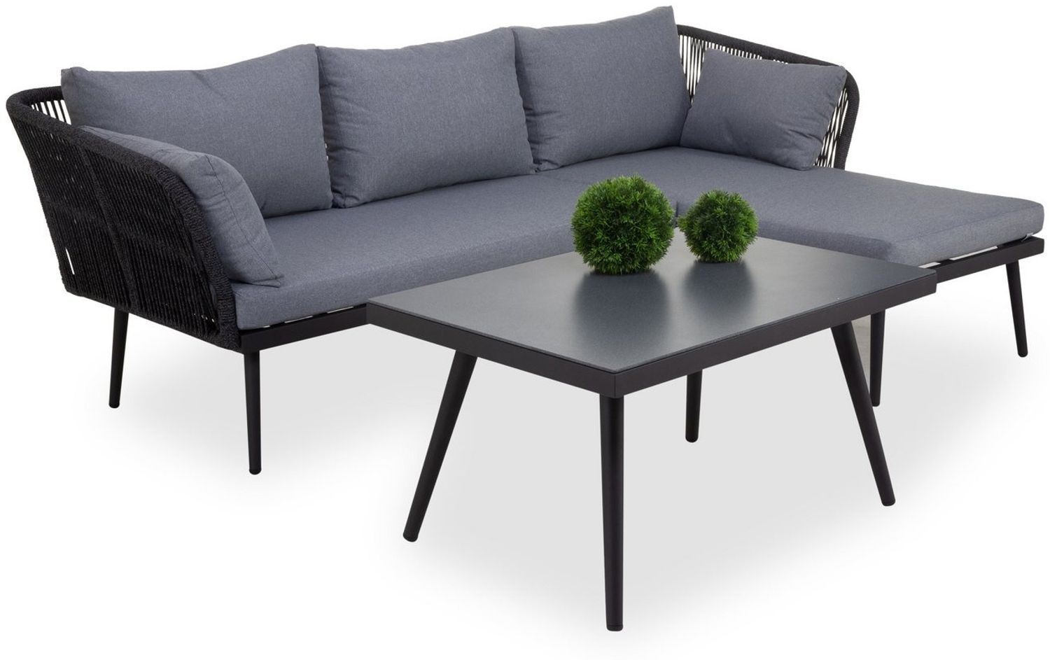 Outdoor Gartenlounge-Set Lounge-Set outdoor SUNERA 3-tlg BHT 225x75x145 cm grau Gartenset Bild 1