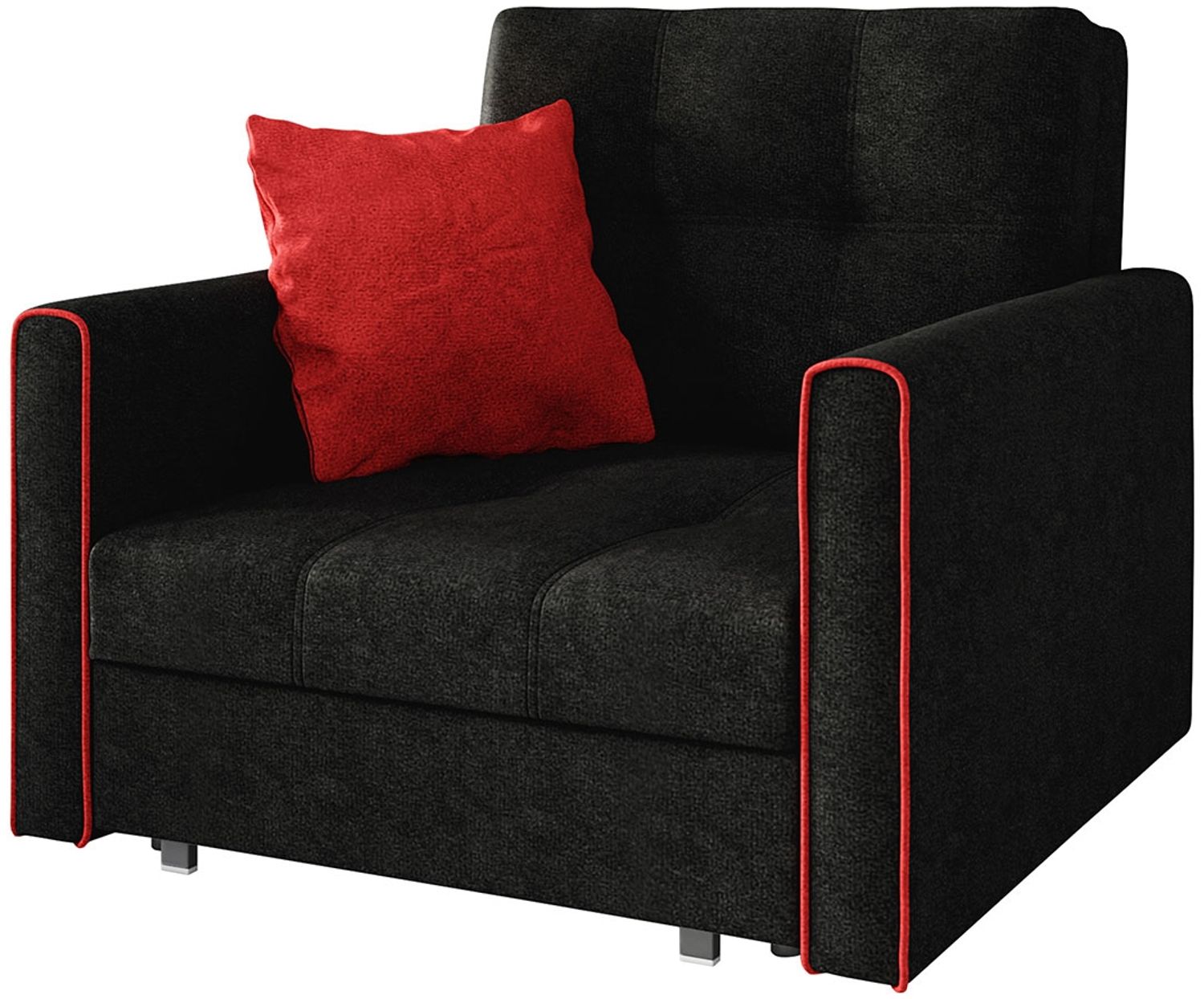 'Viva Bis I' Schlafsofa, Farbe: Alova 04 + Alova 46, 85 x 98 x 103 cm Bild 1