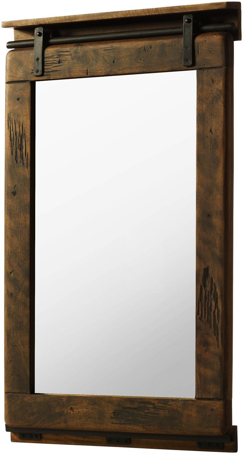 Spiegel Mango 60x8x100 braun lackiert RAILWAY #463 Bild 1