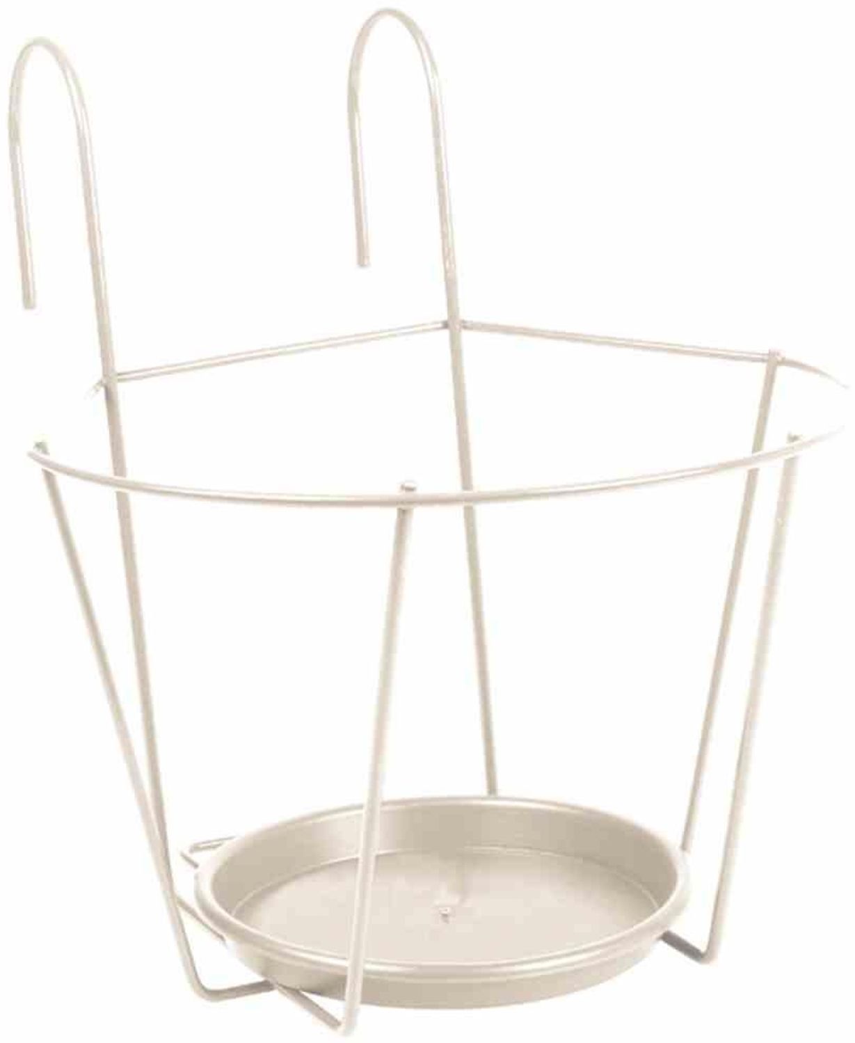 Haken-Topfhalter 25 cm weiß Bild 1