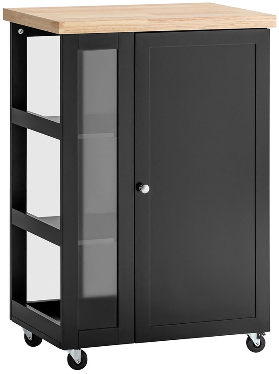 SoBuy FKW75-SCH Kücheninsel, MDF, Lackiert, Schwarz, 60 x 40 x 90 cm Bild 1