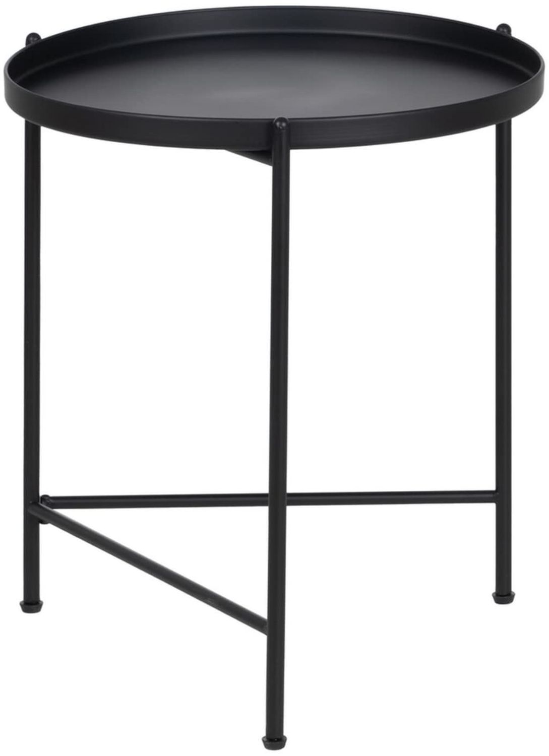 BigBuy Home Beistelltisch 50 x 50 x 58 cm, Schwarz Metall (2 Stück) Bild 1