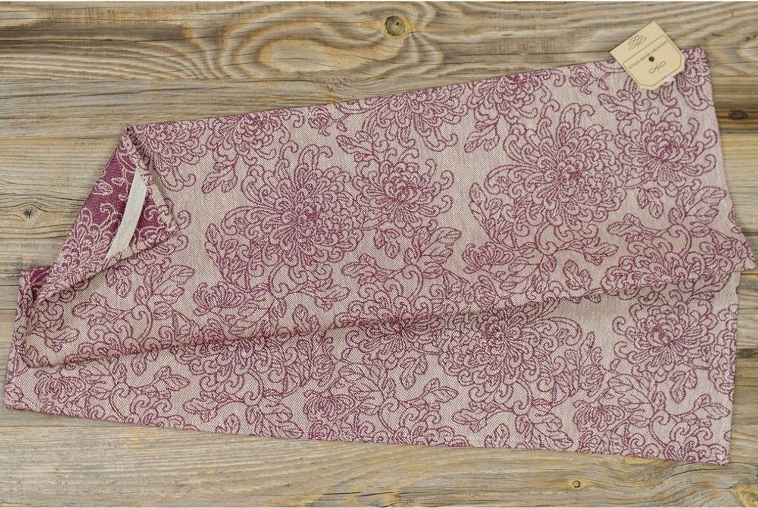 matches21 HOME & HOBBY Geschirrtuch Geschirrtuch CLEO Blüten Paisley violett Landhaus 47x70 cm, (1-tlg) Bild 1