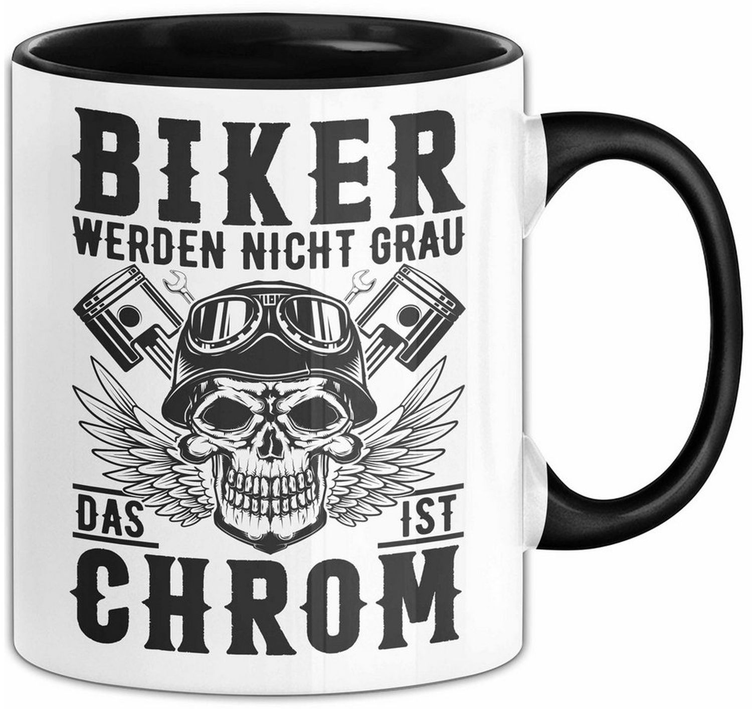 Trendation Tasse Motorradfahrer Tasse Geschenk Rentner Biker Werden Nicht Grau Das Is Bild 1