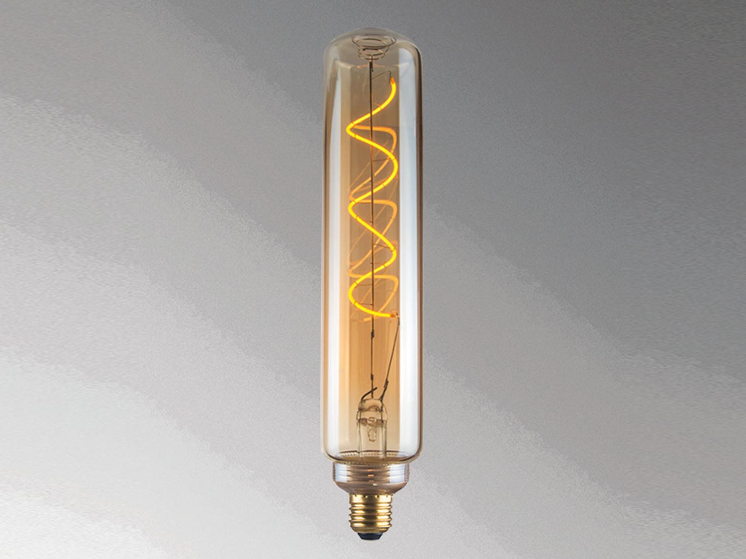 E27 Filament LED Kolben 30cm Bernstein - 4 Watt, 220 Lumen - Deko Glühlampe Bild 1