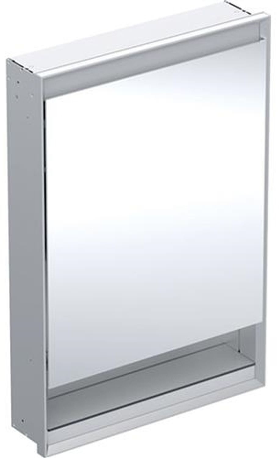 Spiegelschrank ONE Einbau-Regal 90x60x15 alu hoch Bild 1