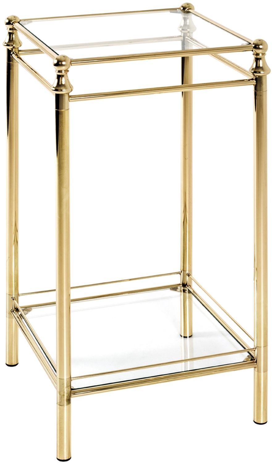 HAKU Möbel Beistelltisch - vermessingt - H. 73cm x B. 40cm - HAKU-20321 Bild 1