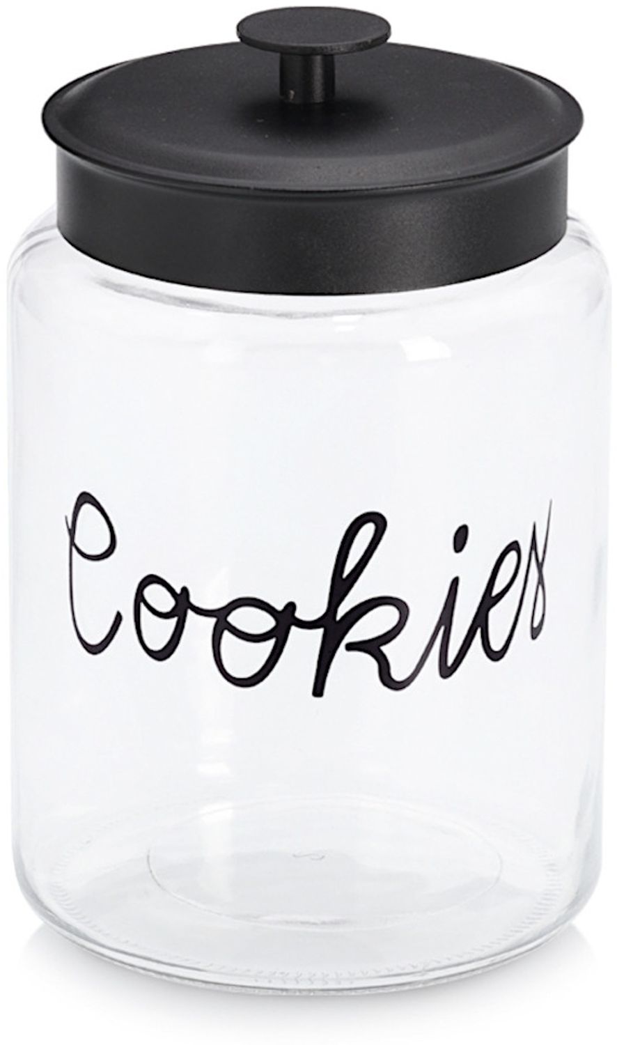 ZELLER 19674 Vorratsglas COOKIES 4200 ml mit Metalldeckel, Glas/Metall, ca. Ø 17,3 x 26,4 cm Bild 1