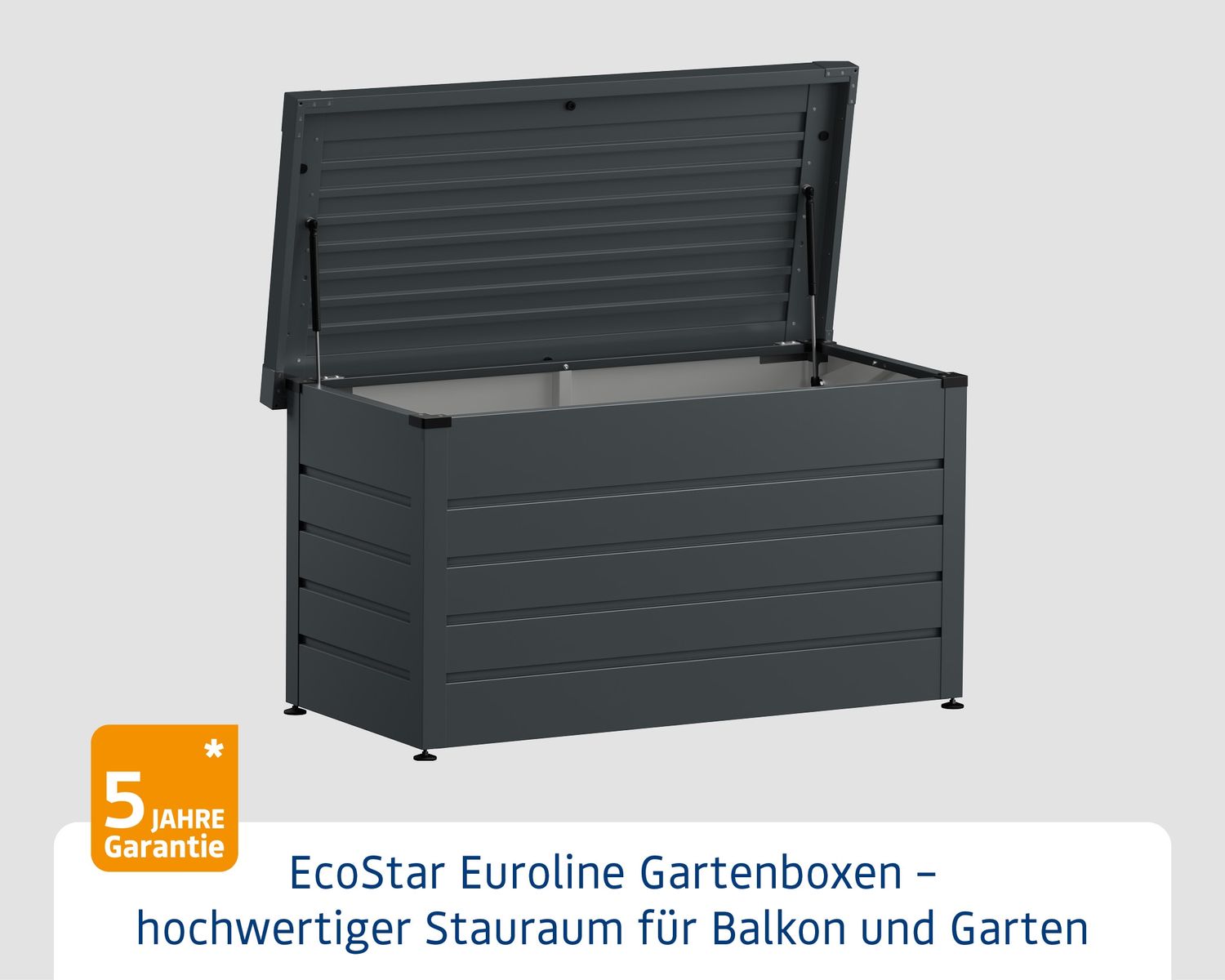 EcoStar Euroline Gartenboxen 1320 RAL 7016 Bild 1