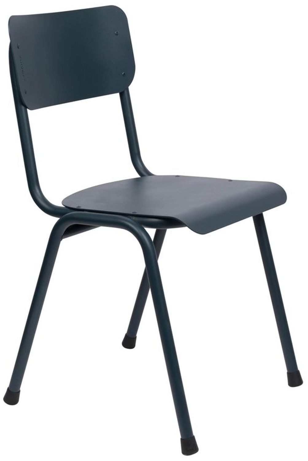 Gartenstuhl Stapelstuhl BACK TO SCHOOL OUTDOOR Blue von ZUIVER Bild 1