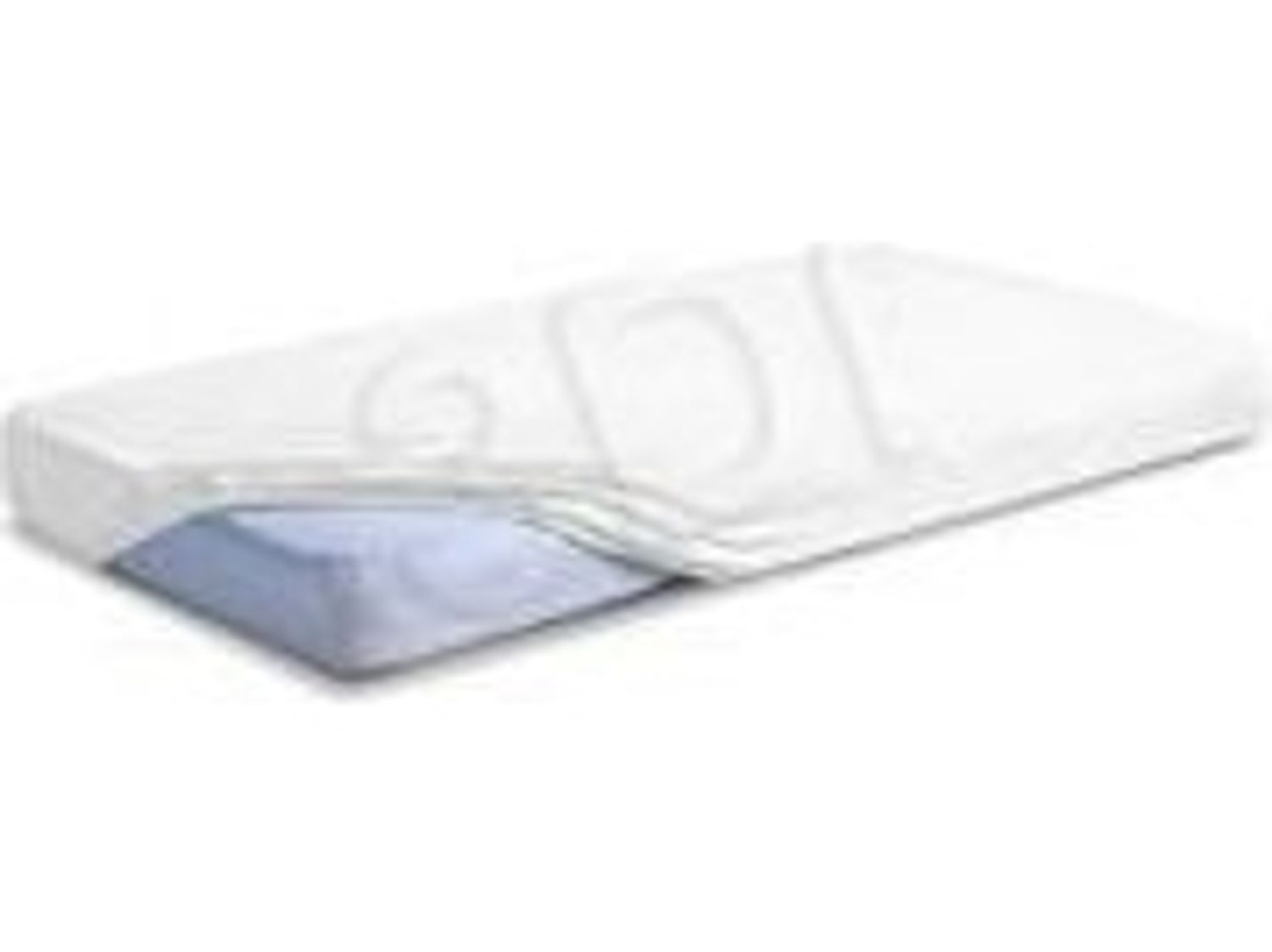 Matex Frottee-Spannbettlaken mit Gummi 90/100x190/200 PREMIUM weiß - TPFPG90-01 Bild 1