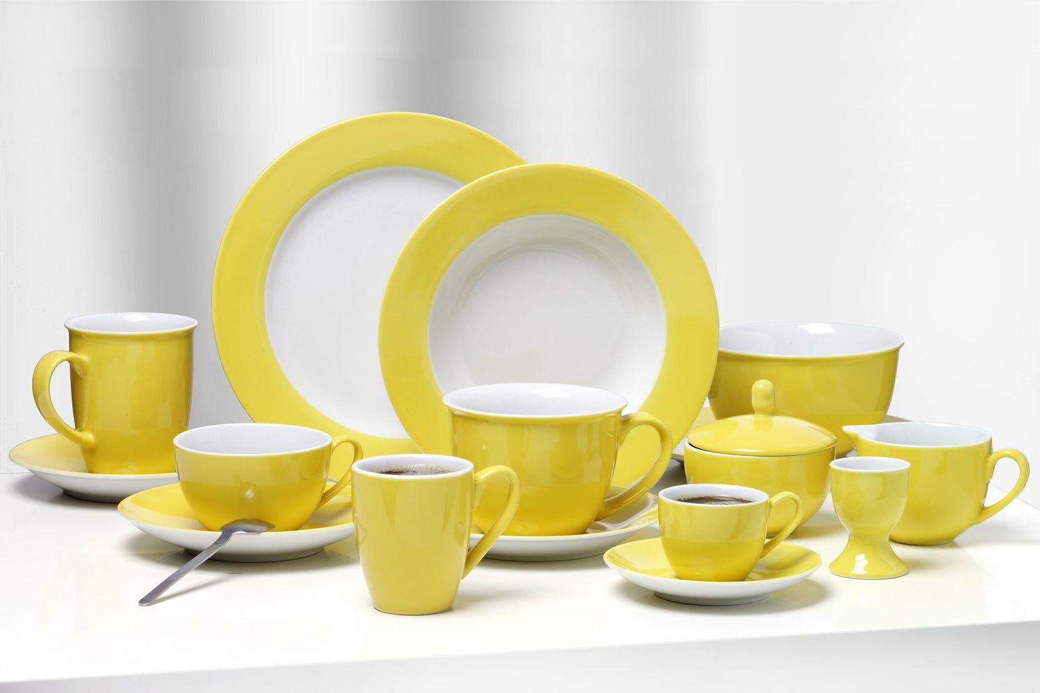 Espressotassen - Set 12 tlg. Doppio sonnengelb Bild 1