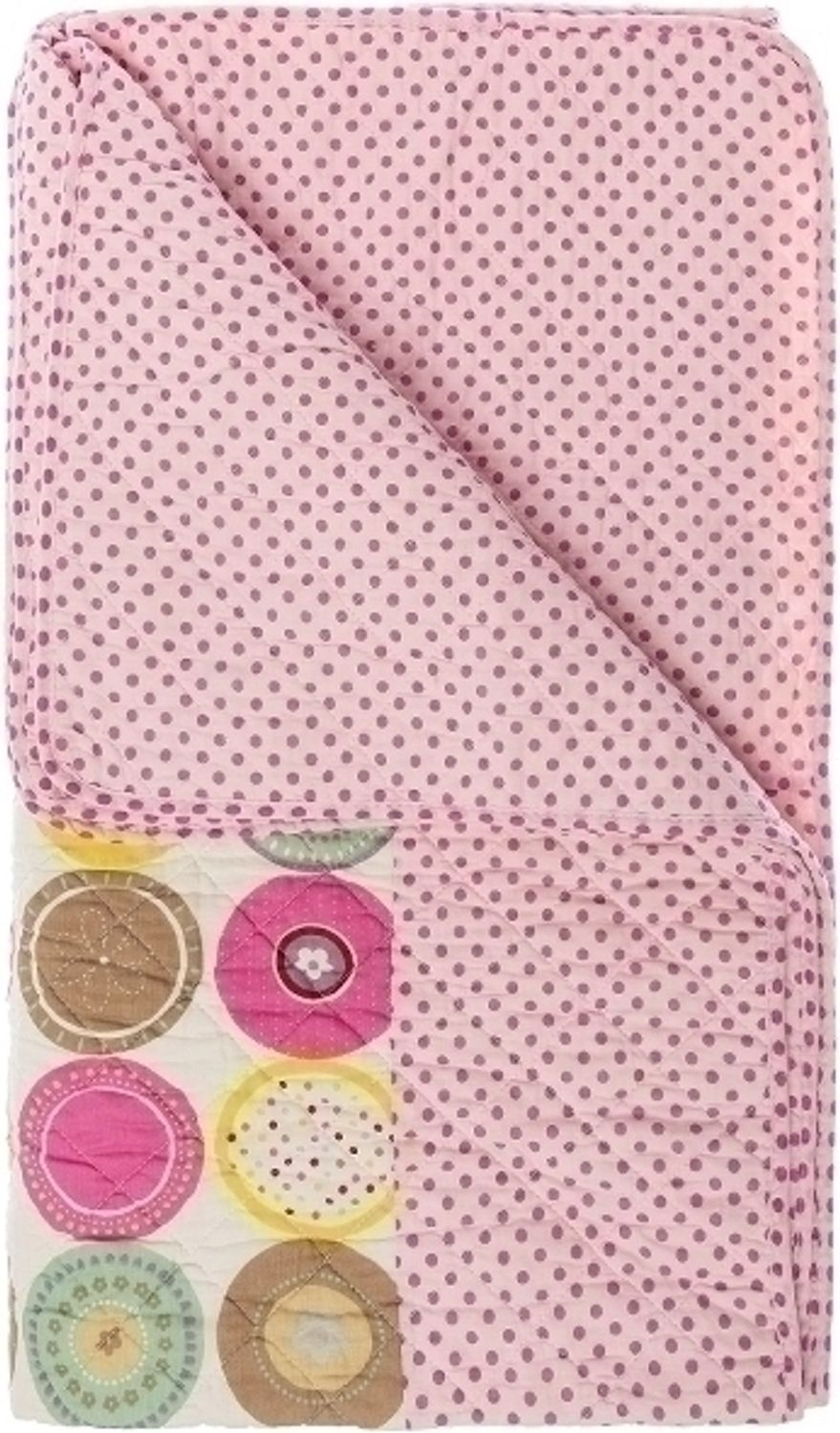 Patchwork Decke Ania II Baumwolle Mehrfarbig Bild 1