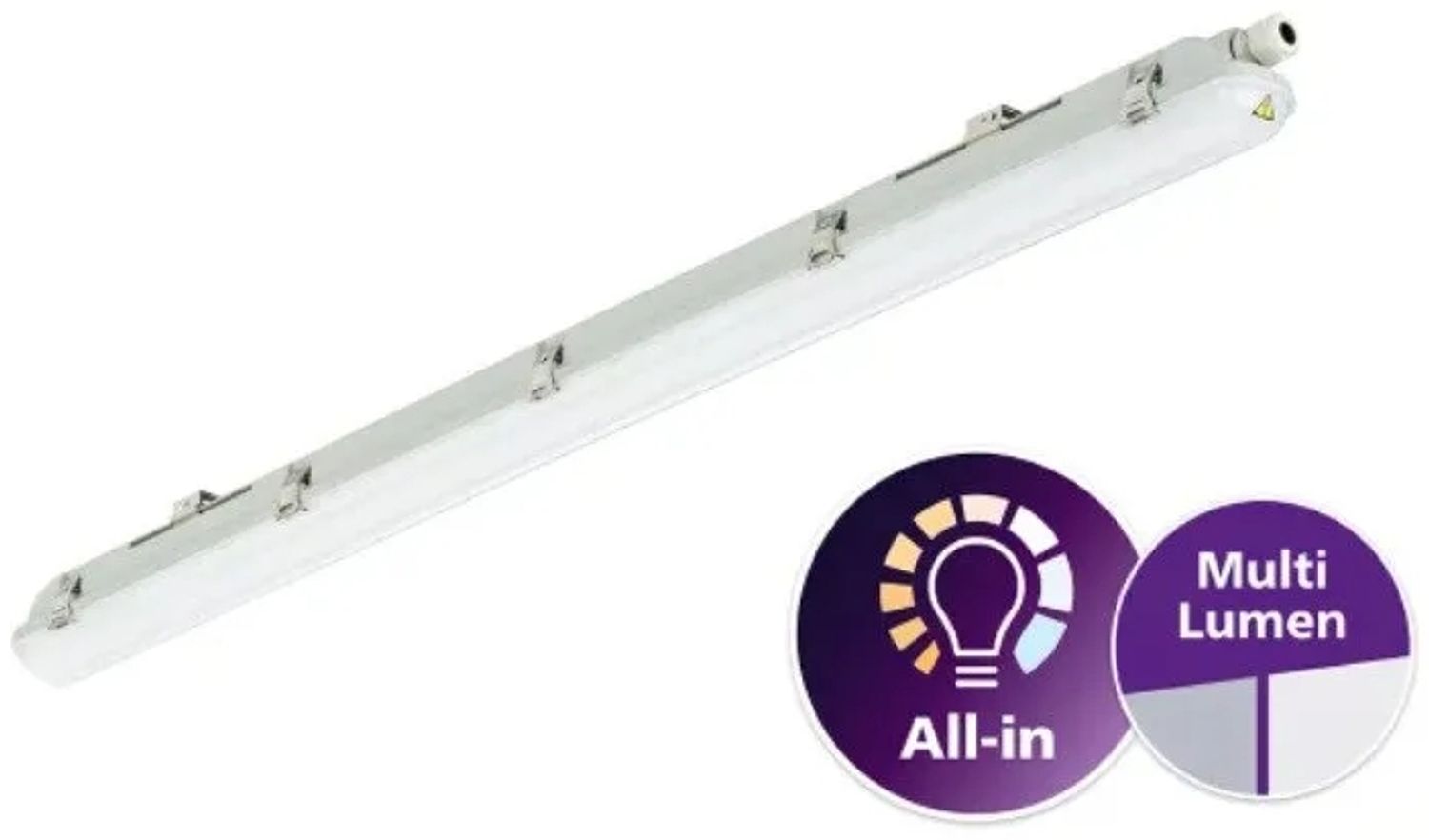 Philips Ledinaire Industrie-Leuchte IP65 WT065C LED 2900-4800 lm/840 Durchgangsverdrahtung Bild 1