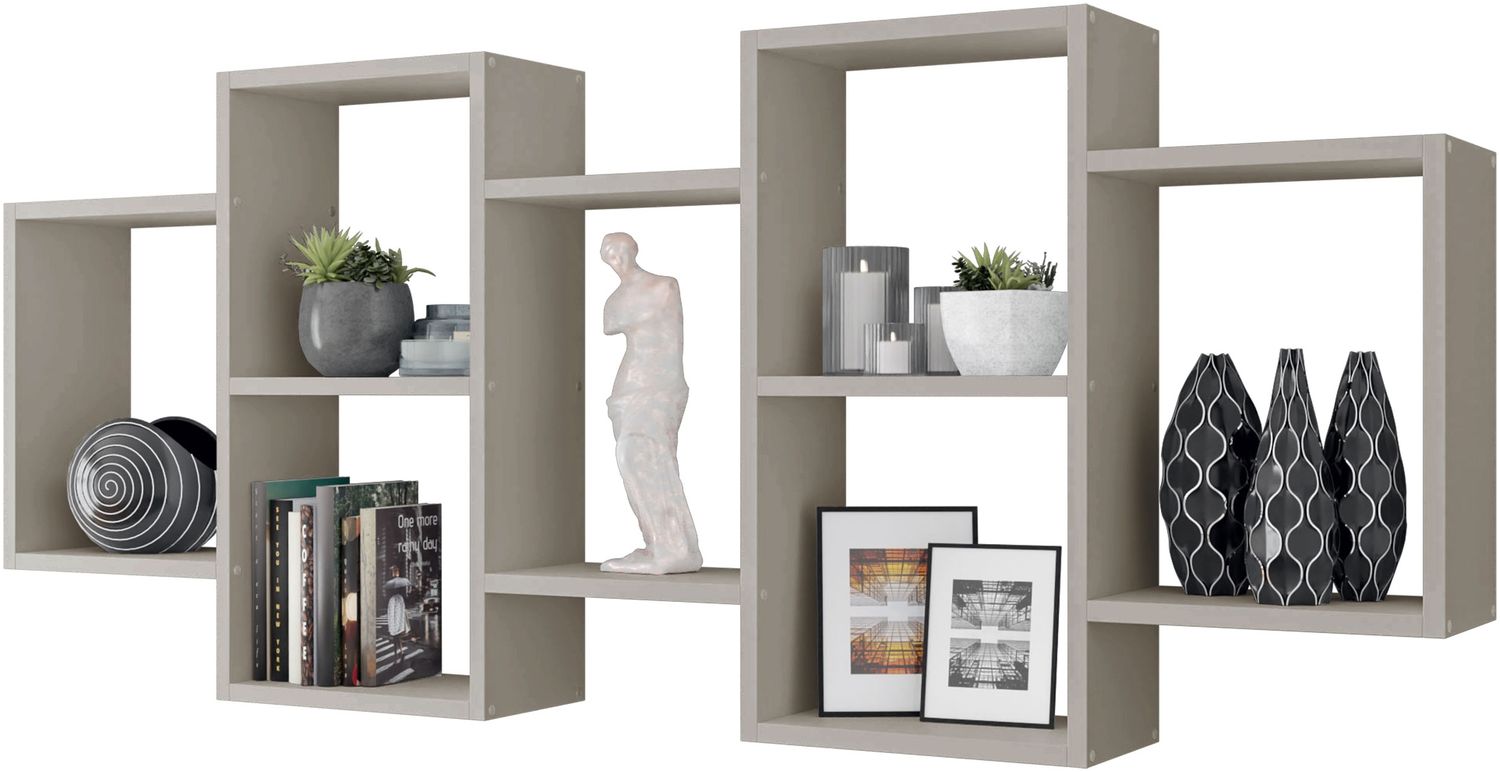 Wandregal Trio 001, Farbe: Cashmere Bild 1