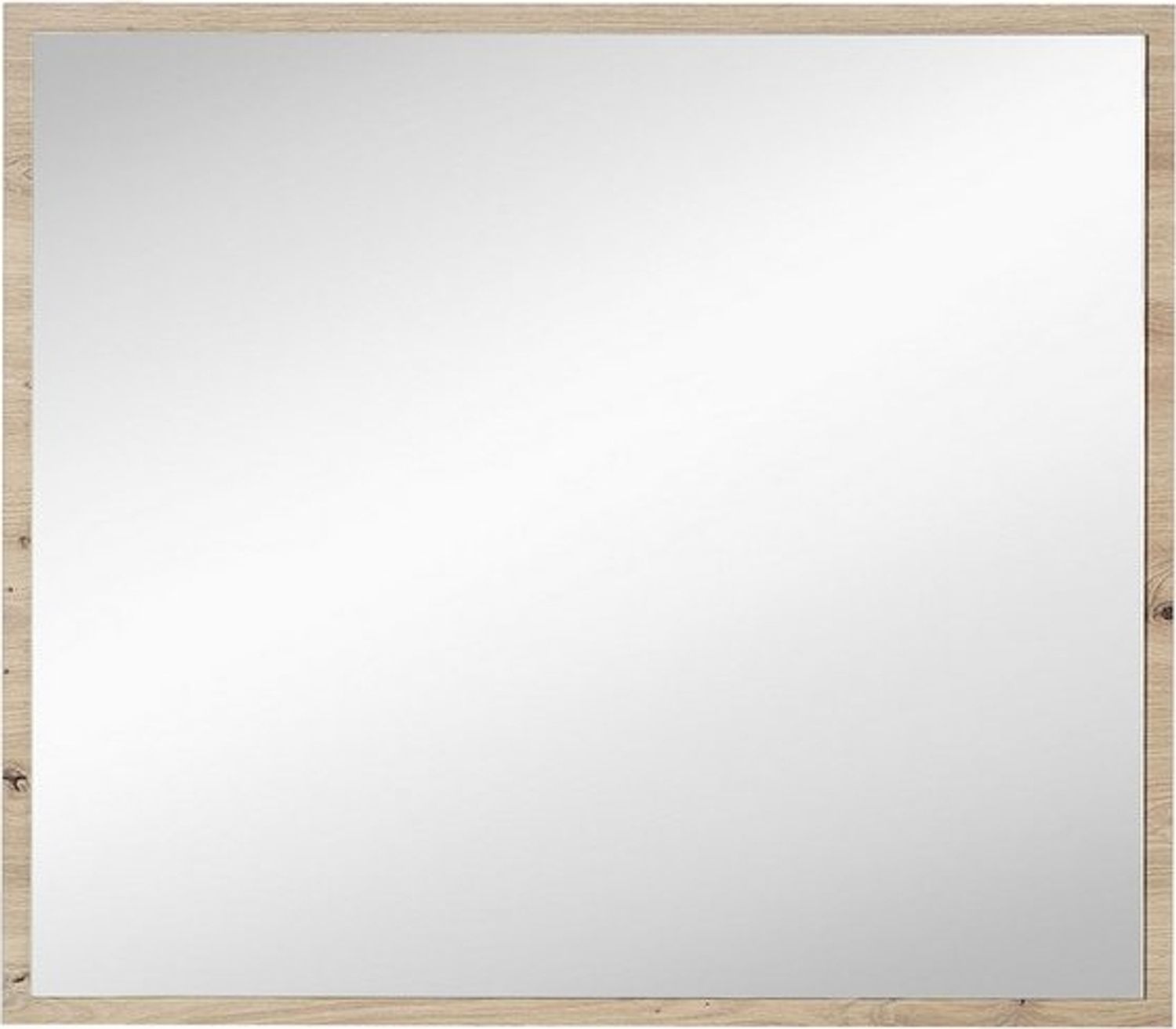 Spiegel Melanie / Memphis, Glas, Holzwerkstoff, Holzfarben, Verspiegelt, 80 x 70 x 3 cm Bild 1