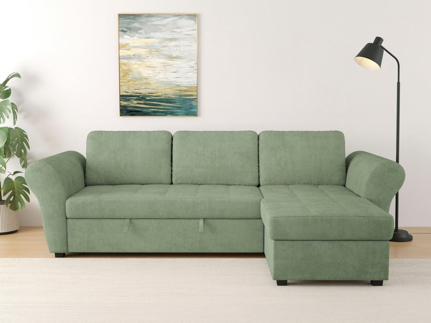 Trends by HG Ecksofa Lasse L-Form, B: 259 cm, mit Bettfunktion & Bettkasten Bild 1