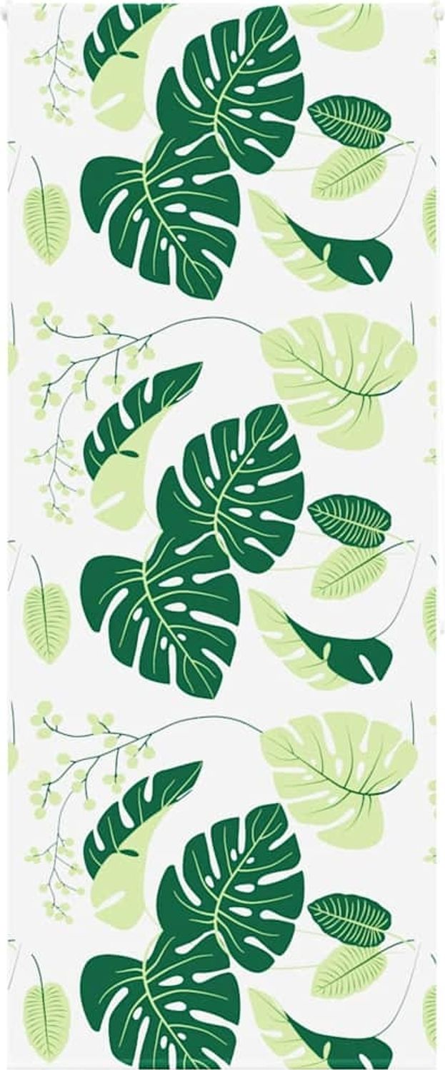 vidaXL Duschrollo 90x240 cm Stoffbreite 86 cm 4014846 Bild 1