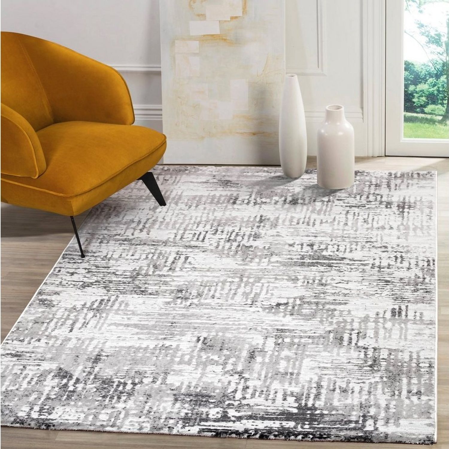 Sanat Teppich Harmony 3216, rechteckig, Höhe: 12 mm, weicher moderner Kurzflorteppich, Wohnzimmer Bild 1