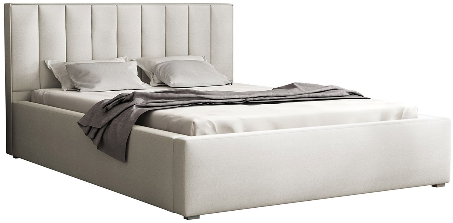 Polsterbett Ideal mit Metallbettkasten (Farbe: Beige, Größe: 160x200 cm) Bild 1