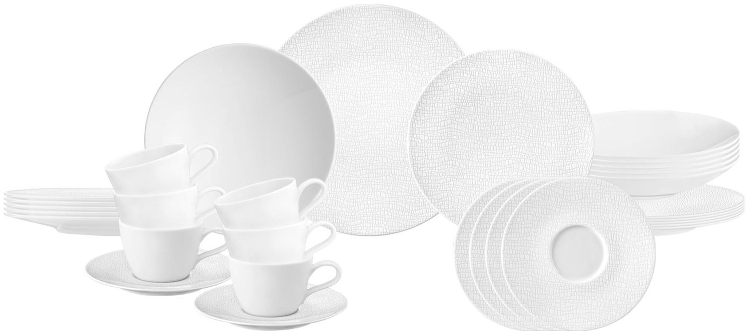 Seltmann Weiden Life Fashion Kombiservice 30-teilig - Luxury White Bild 1