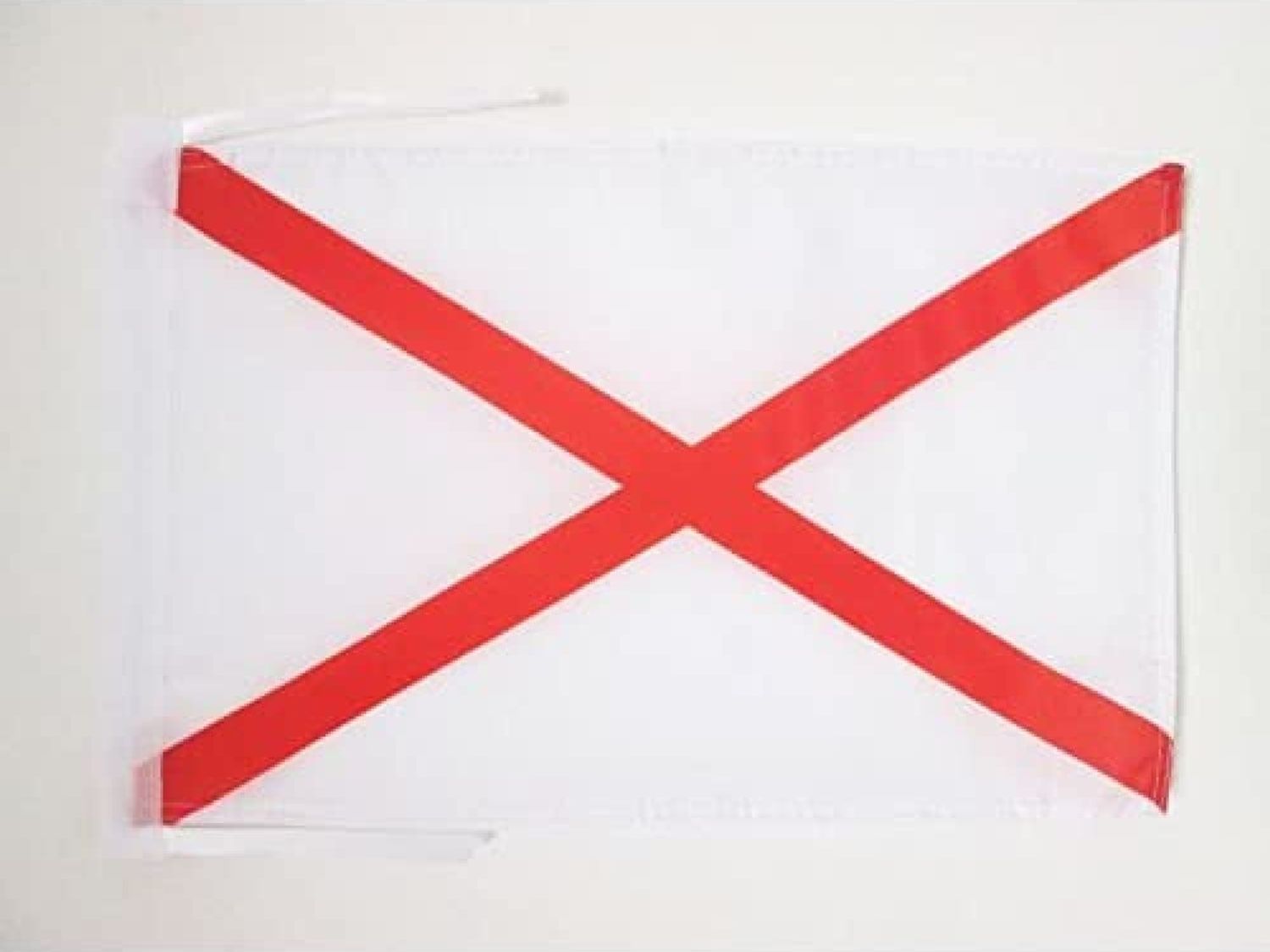 AZ FLAG - Flagge St. Patricks Kreuz - 45x30 cm Mit Kordel - Patricks Kreuz Fahne 30x45 Cm - Flaggen Bild 1