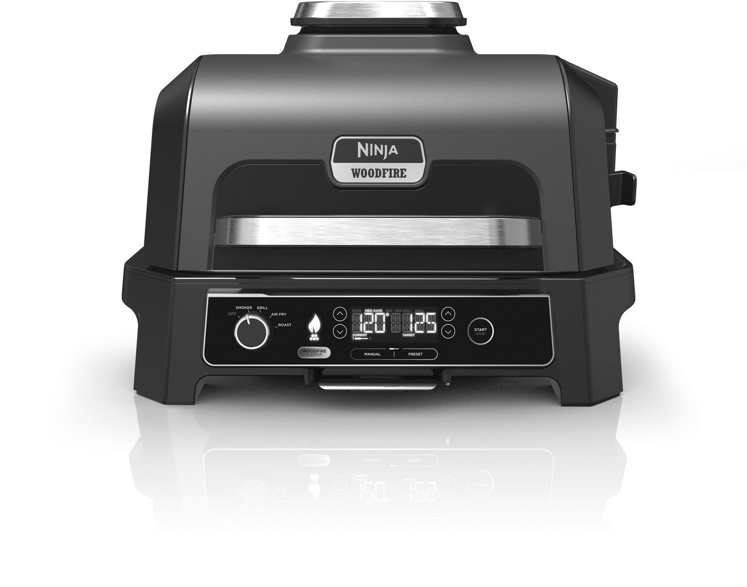NINJA Outdoor Grill & Smoker Woodfire Pro XL, Schwarz, 41 x 57 x 51 cm Bild 1