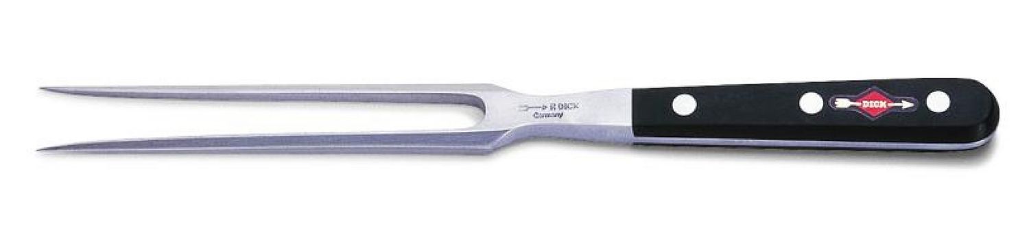 Dick Fleischgabel, Geschmiedet, Stahl/Kunststoff, Silber/Schwarz, 18 cm Bild 1