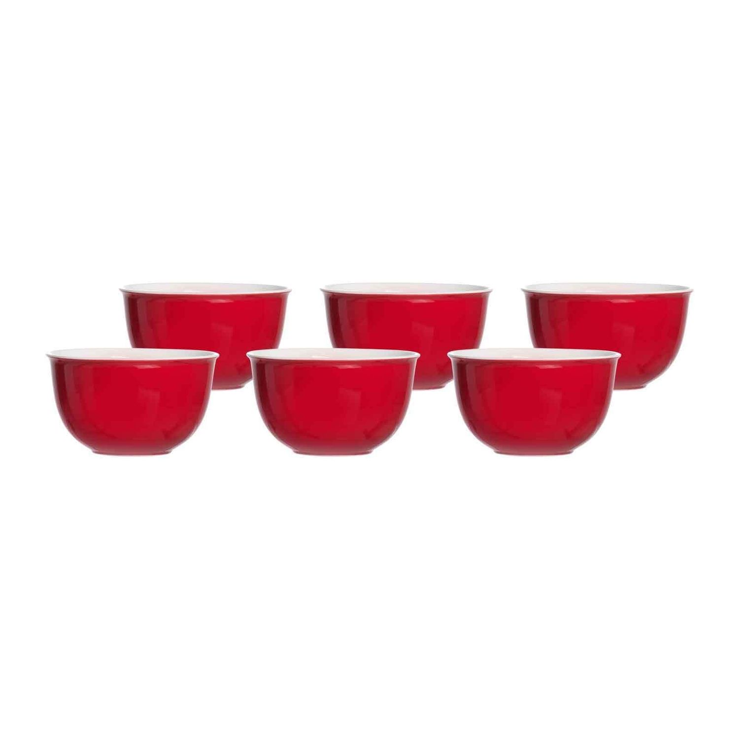 Ritzenhoff & Breker DOPPIO Müslischale 14 cm rot 6er Set Bild 1