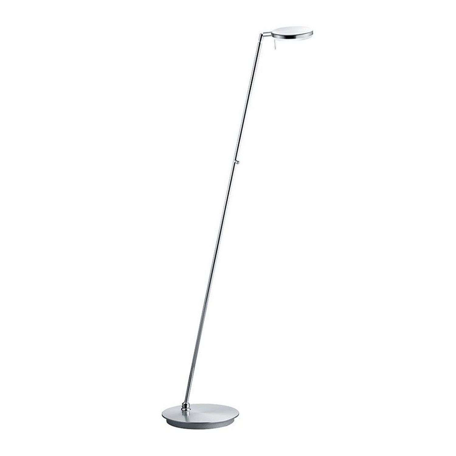 B-LEUCHTEN Stehleuchte (DH 27x140 cm) DH 27x140 cm grau Stehleuchte Stehlampe Leseleuchte Deckenfluter Bogenleuchte Bild 1