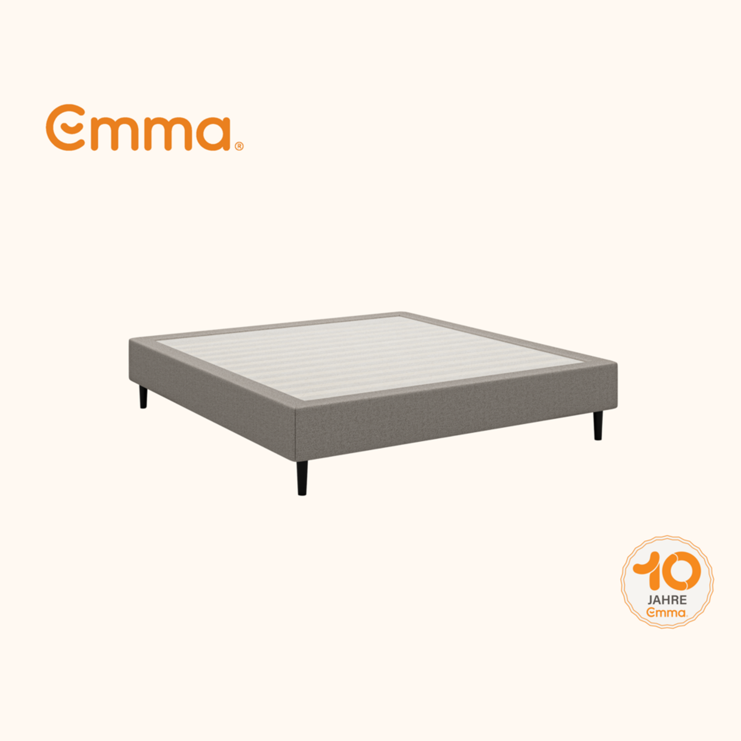 Emma 'Cocoon Lite' Bett, 180x200 cm, 100% Polyester, Grau Bild 1
