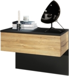 Schwarz matt, Eiche Natur