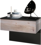 Schwarz matt/Eiche Nordic