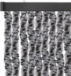 Meliert schwarz - grau - weiß