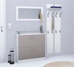 weiß matt/cappuccino