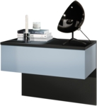 Schwarz matt/Denim matt