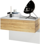 Weiß matt/Eiche Natur