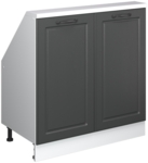 Anthrazit Landhaus/Weiß