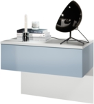 Weiß matt/Denim matt