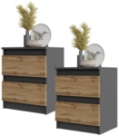 Anthrazit Grau / Votan Eiche