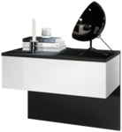 Schwarz matt/Weiß matt