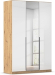 Hochglanz Weiß/Eiche Artisan | Spiegel