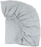 Musselin grau Pusteblumen