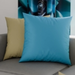 Mehrfarbig Taupe - Himmelblau