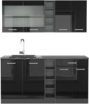 Schwarz Hochglanz/Anthrazit