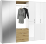 Eichetöne, Weiß / Weiß Hochglanz