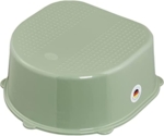 Rotho Babydesign Bella Bambina Kinderschemel - Recycelt - Tritthocker - Trittschemel - Kinderschemel - Trittleiter - Kindertreppe - Antirutschfläche - Grün